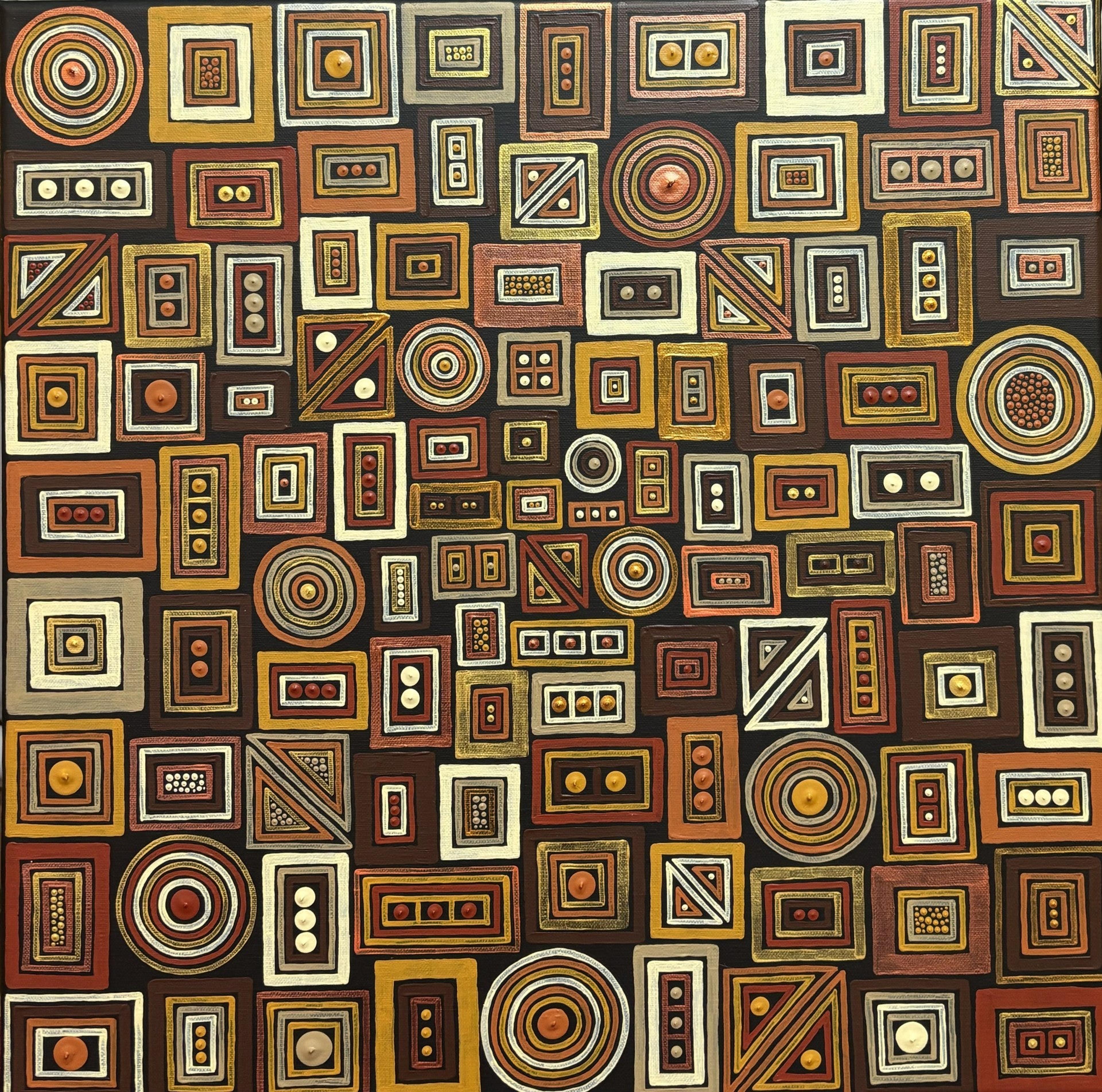 "Mosaïque Intérieure" artwork by Caroline Pons