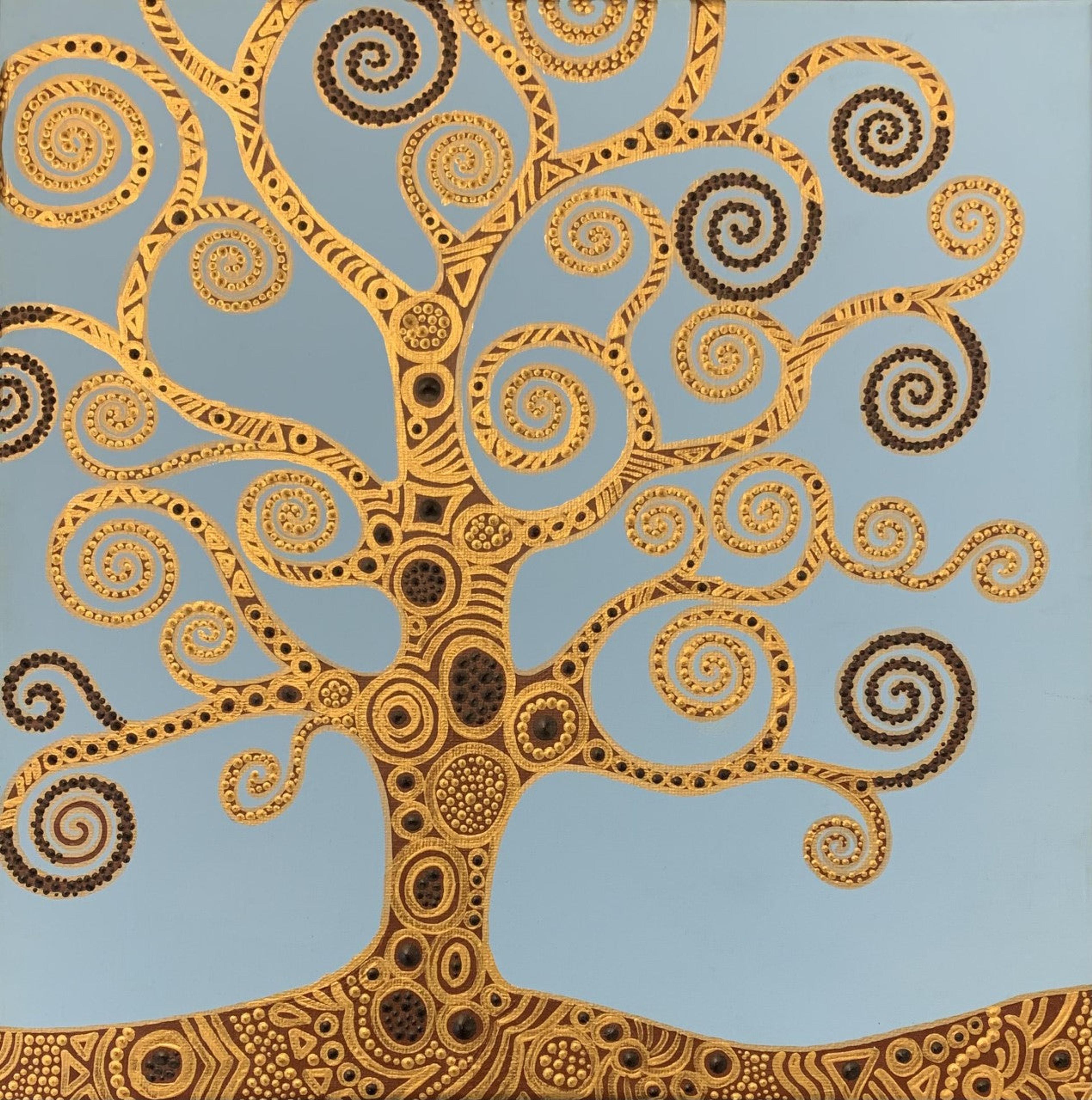 "Arbre de lumière" artwork by Caroline Pons