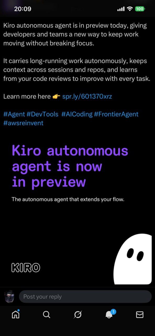 Kiro של Amazon  מכניסה סוכן אוטונומי