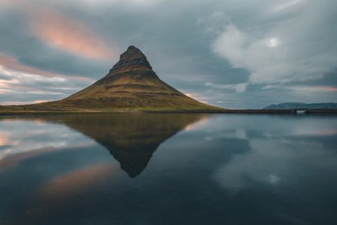 Kirkjufell zrcadlení