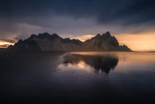 Vestrahorn odraz