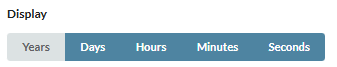 Choosing which digit types display on the timer