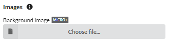 Uploading a background image instead of a solid color