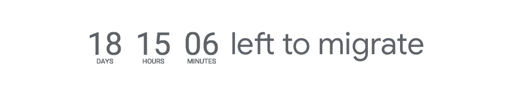 Sendtric countdown timer embedded in an email, styled to match the article's example