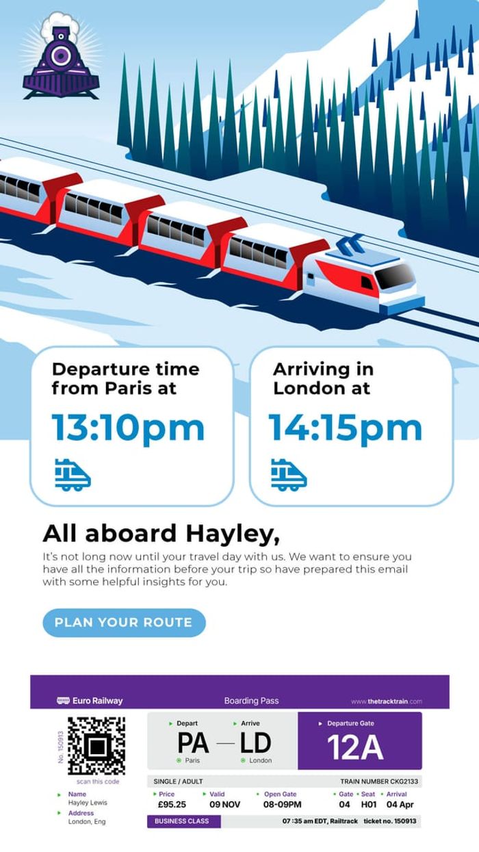 Mobile email preview of a countdown timer promoting a limited-availability event