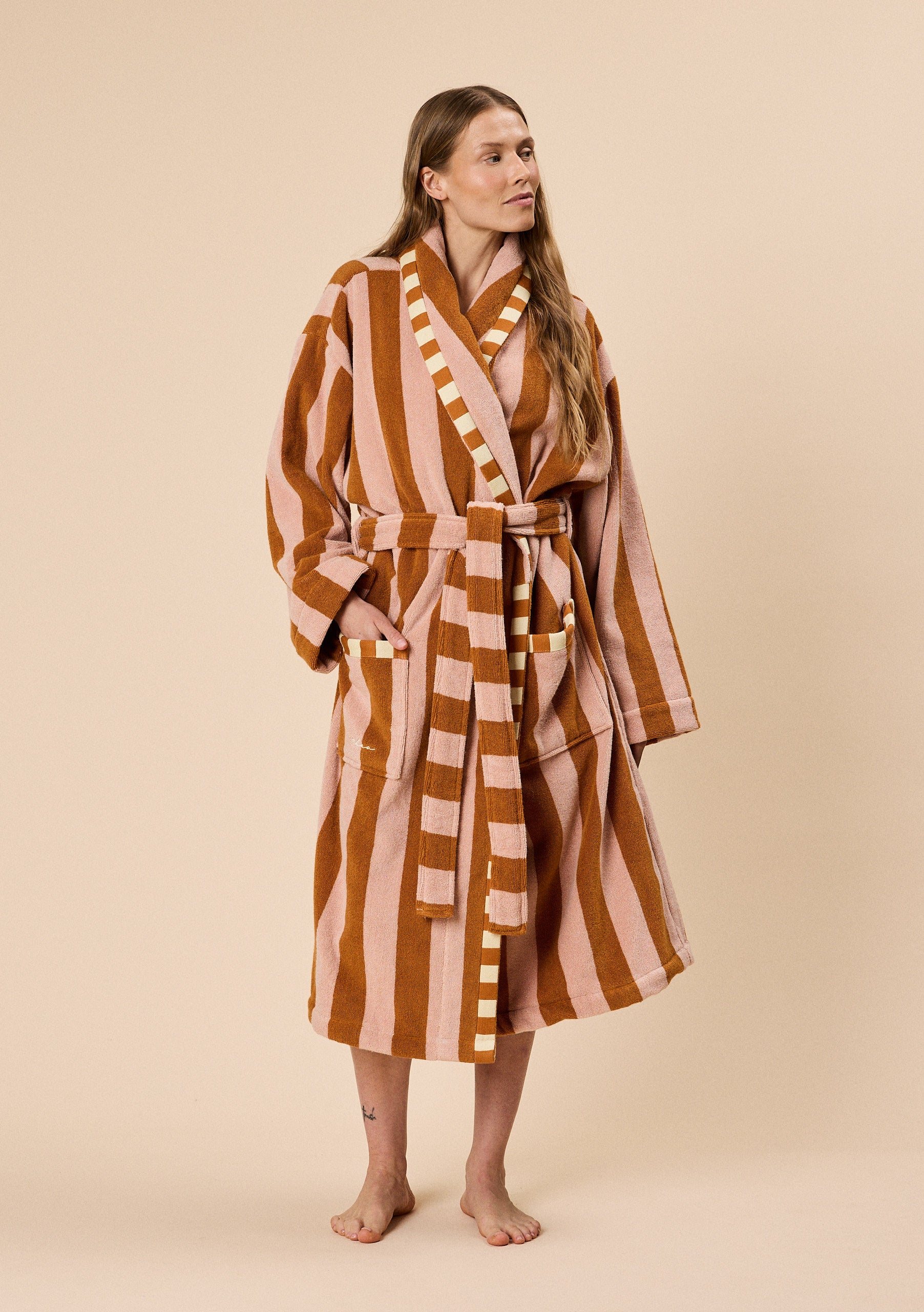 tbco bath robe honeycomb