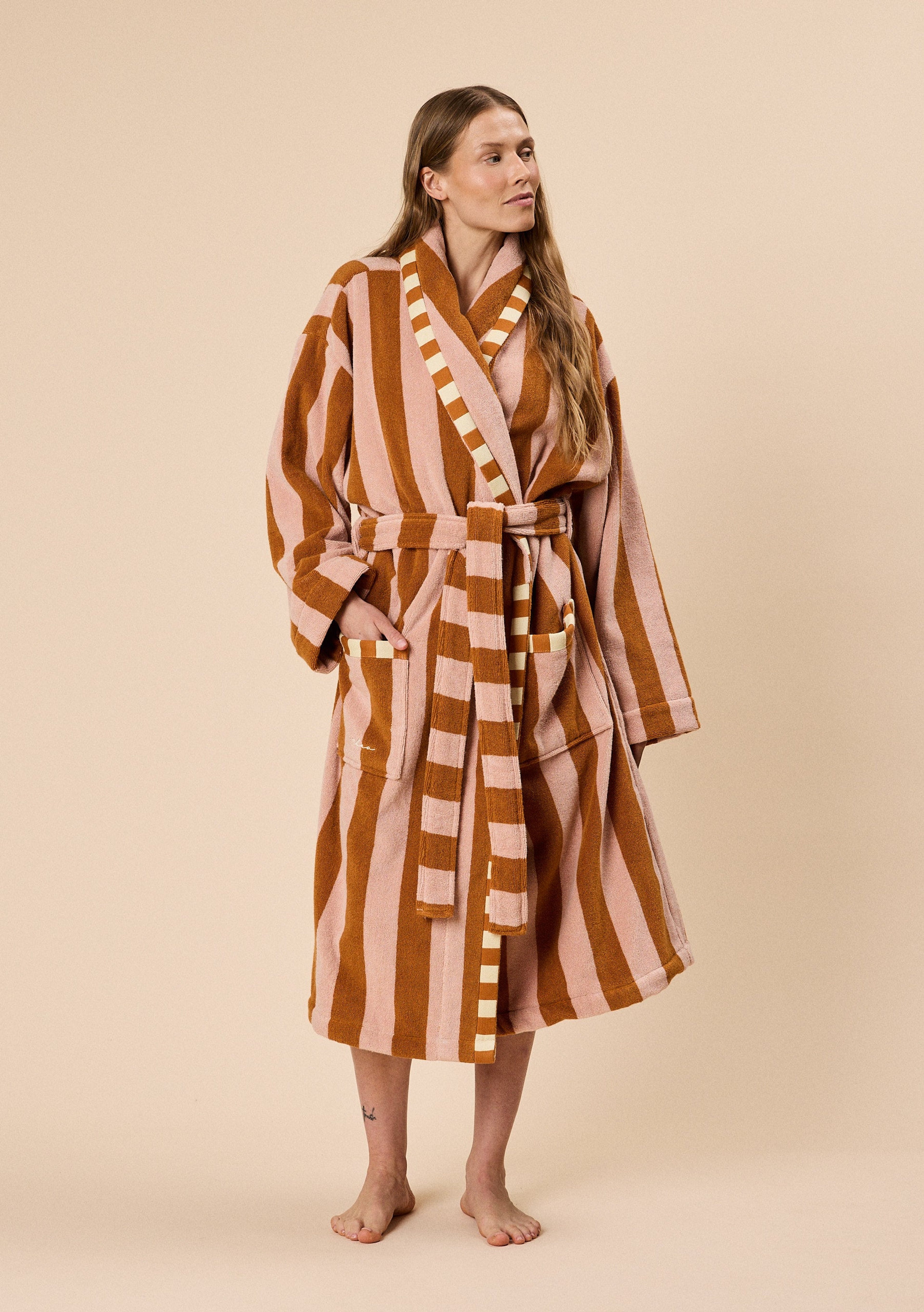 tbco bath robe honeycomb