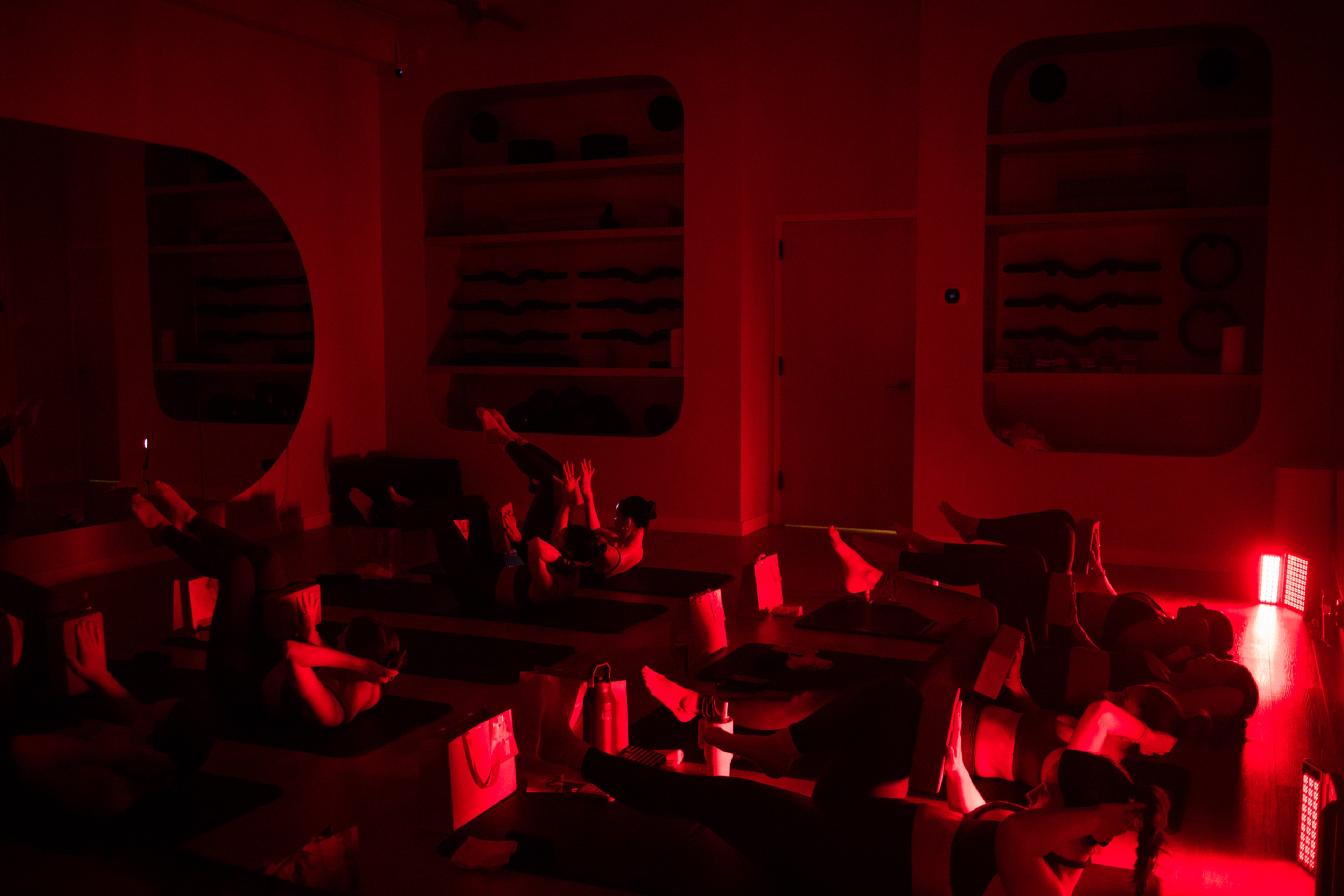 MOUV Studio x Project E Beauty | The Red Room Pilates Activation