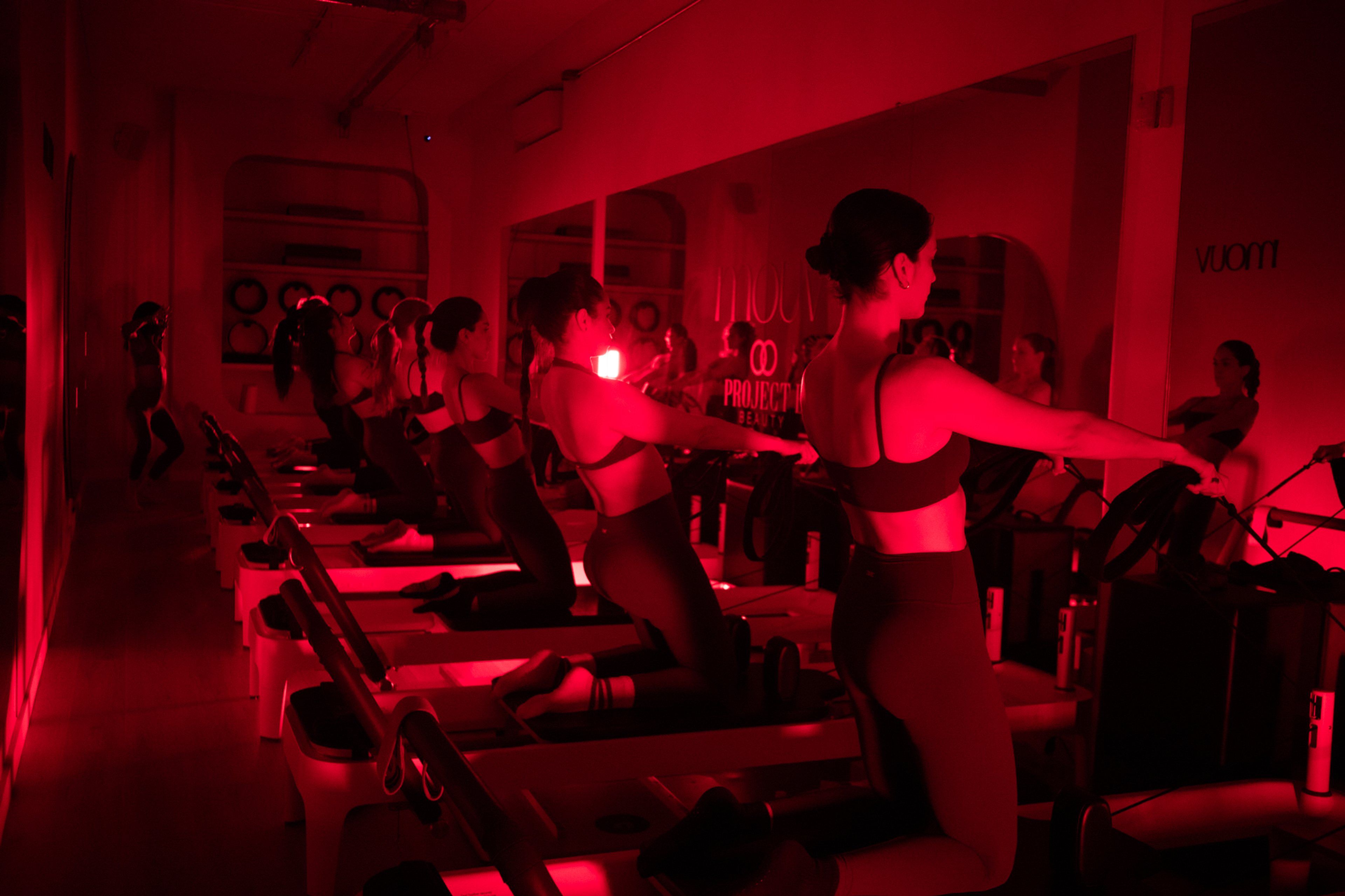 MOUV Studio x Project E Beauty | The Red Room Pilates Activation