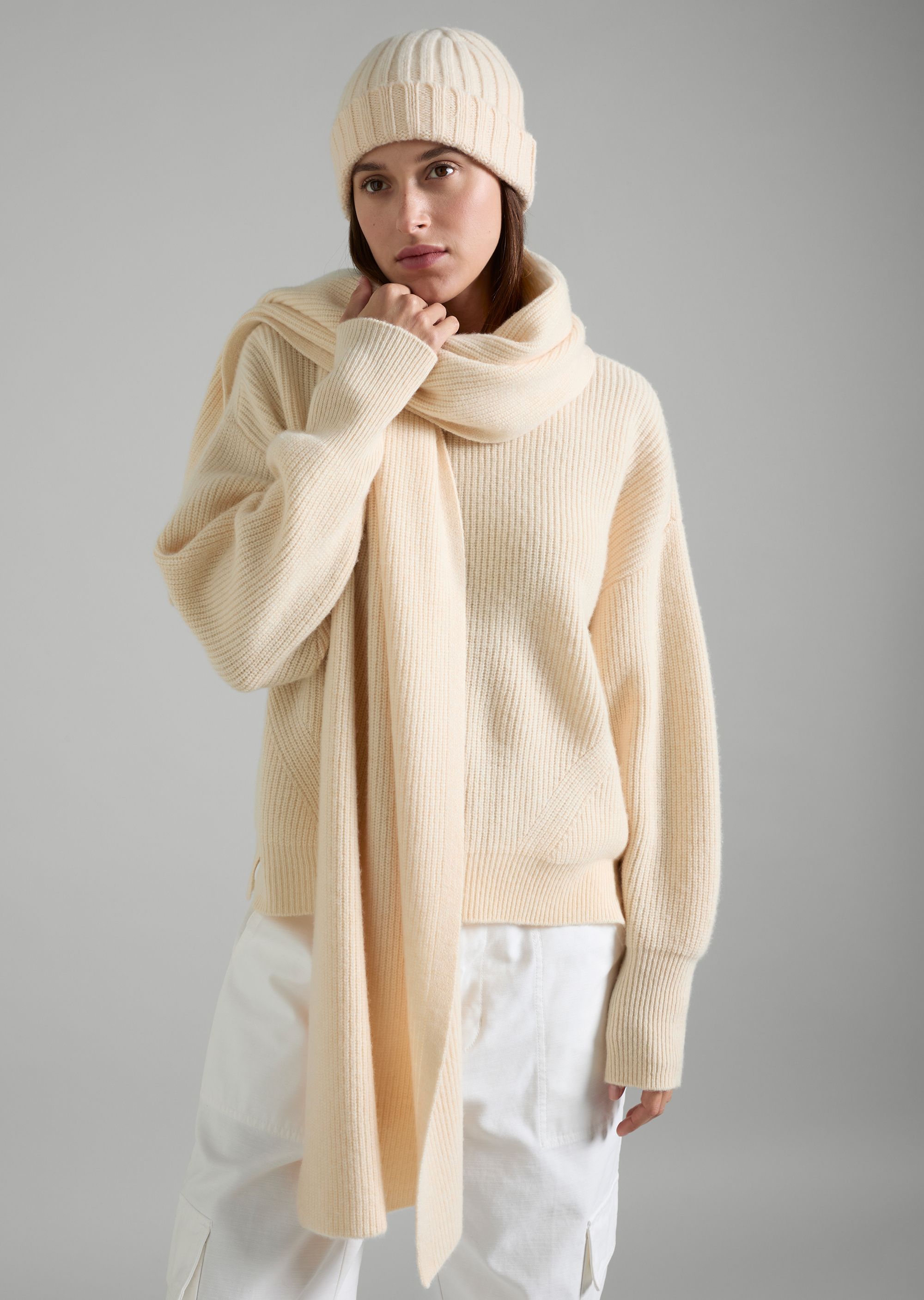 トップス LIBERE CHEEKY KNIT SWEAT / IVORY GIVENCHY | 4G CABLE-KNIT SWEATER