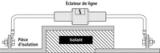 Schema d'installation d'un éclateur EXFS KU  sur un joint isolant monobloc de protection cathodique