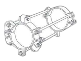 Collier de centrage en acier 15