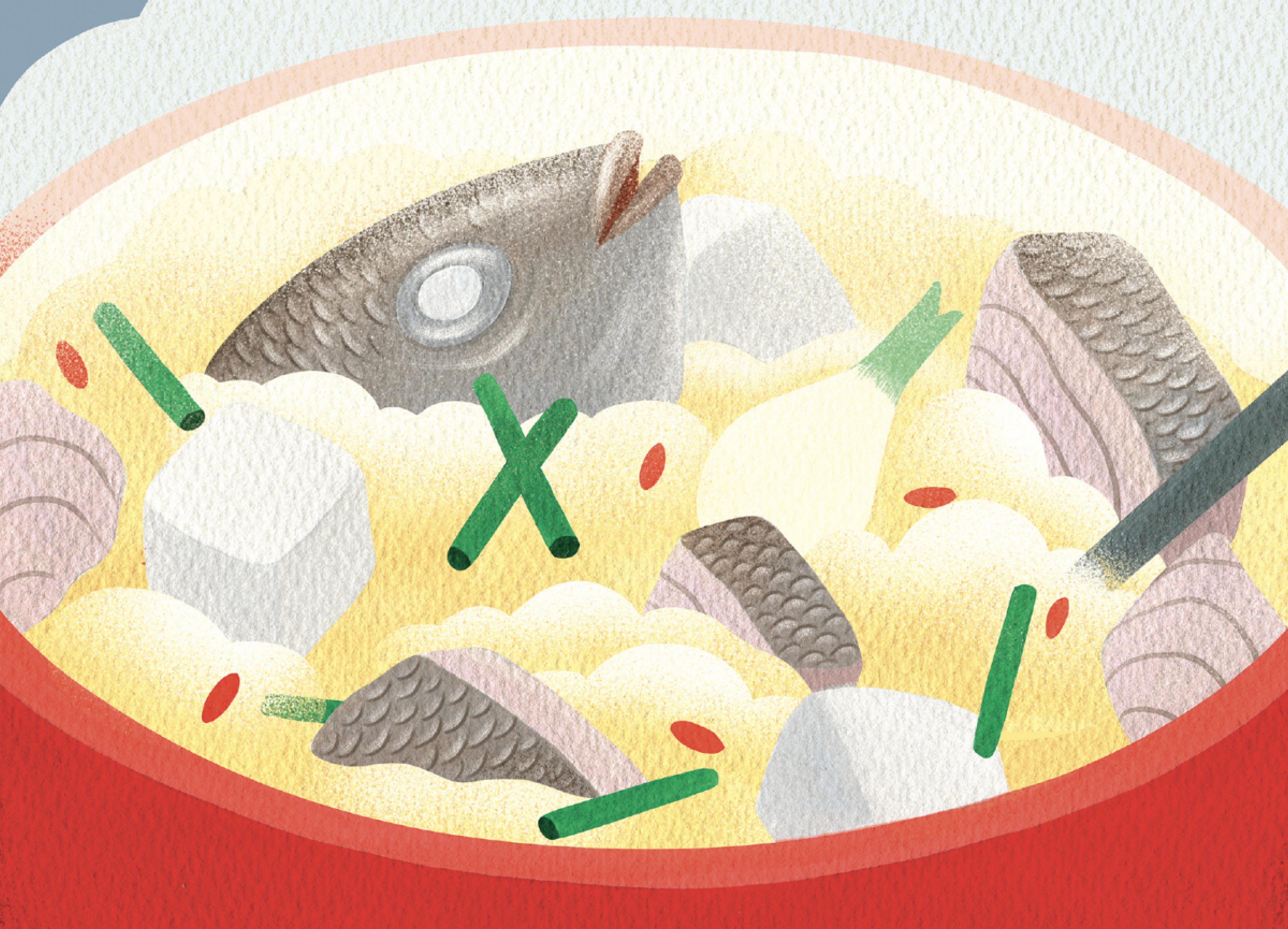 Fish bone broth