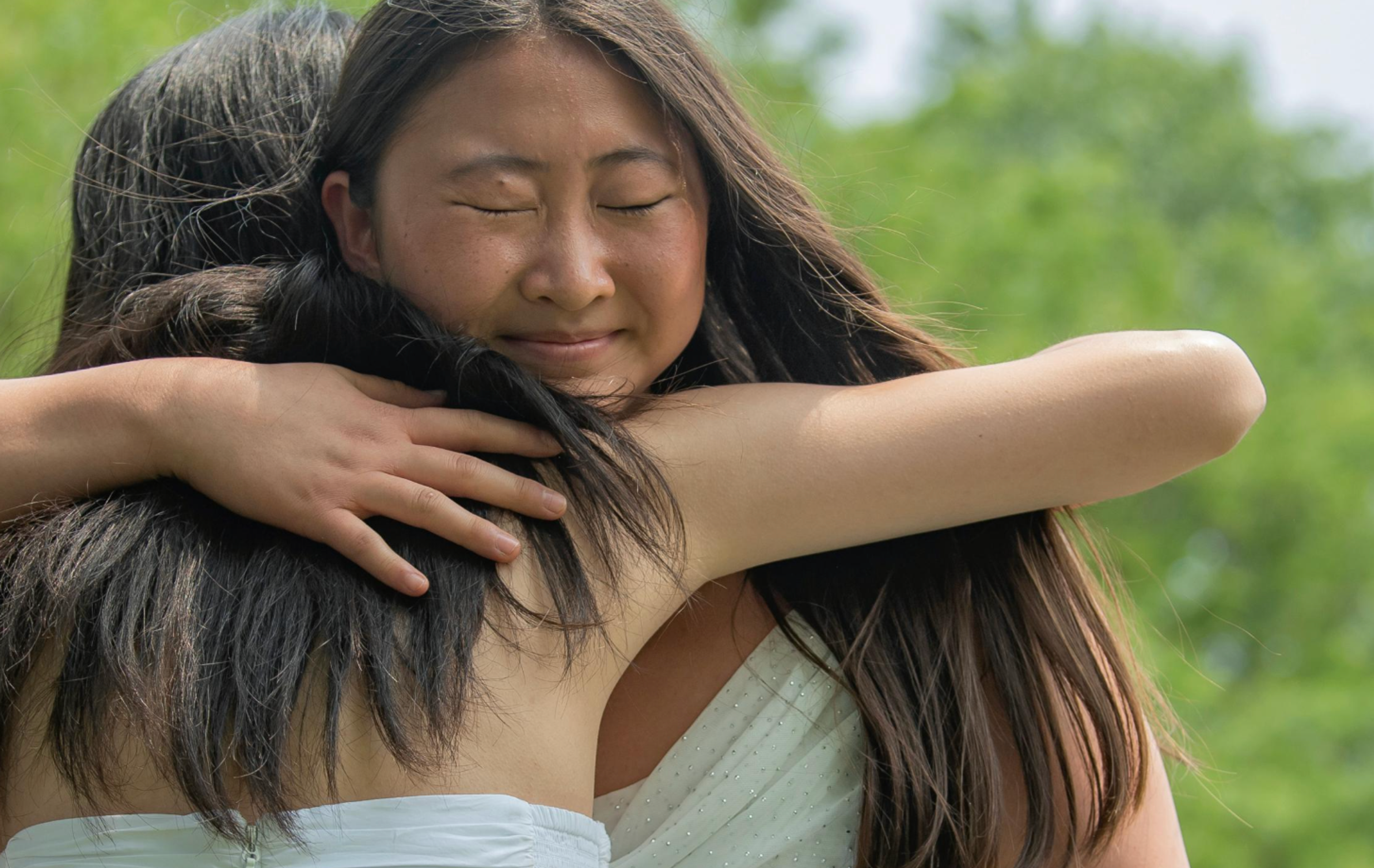 people hugging