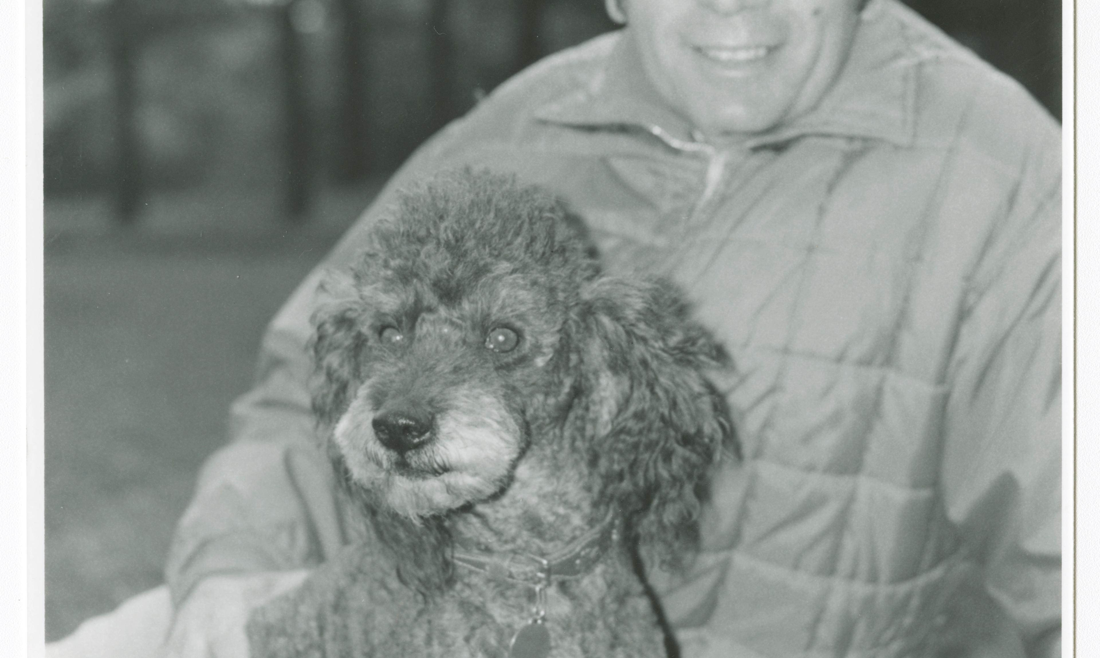 man with dog