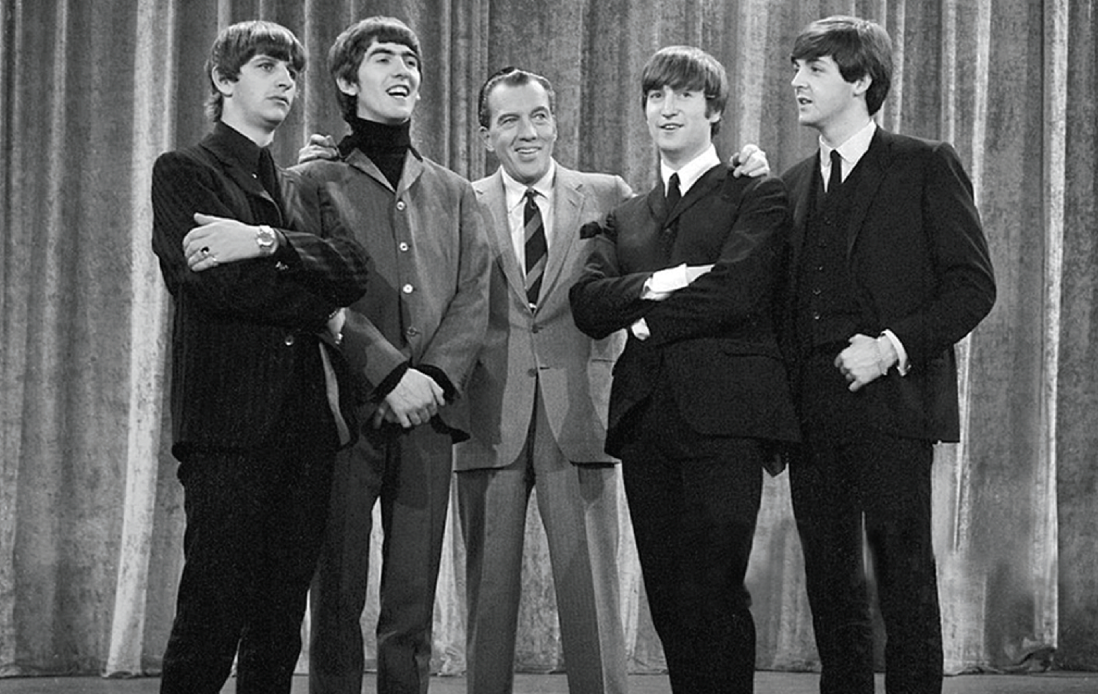 black and white photos of the beatles