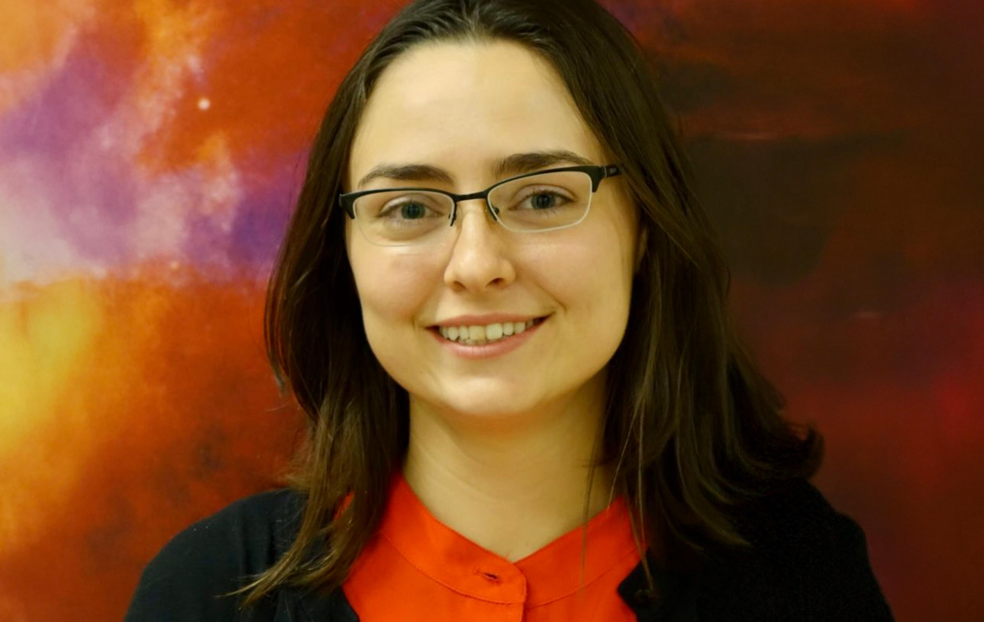woman wearing glasses