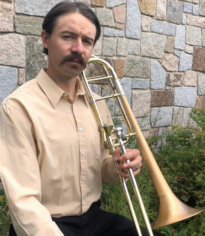 man with a trombone