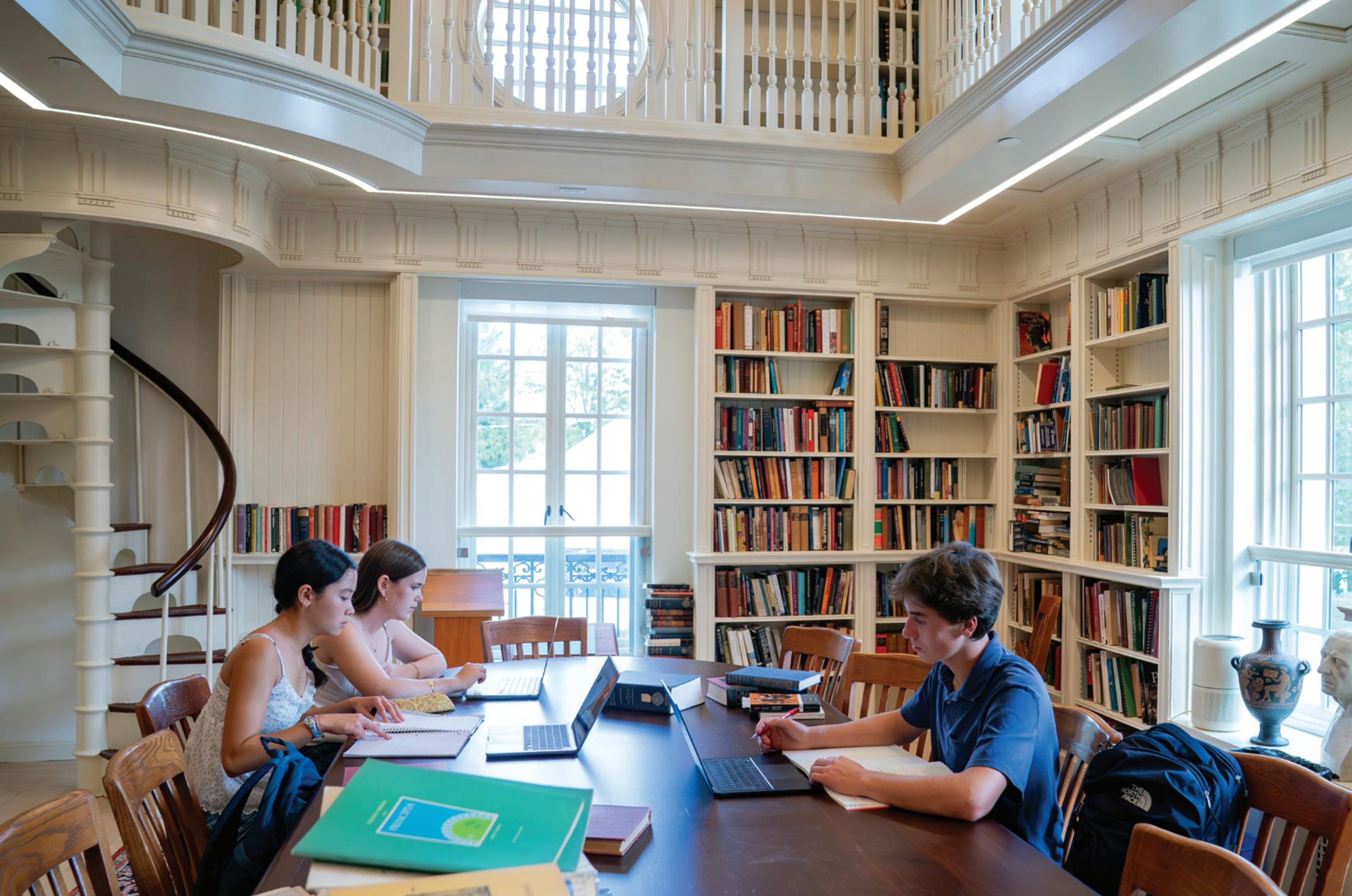 photo of students studying
