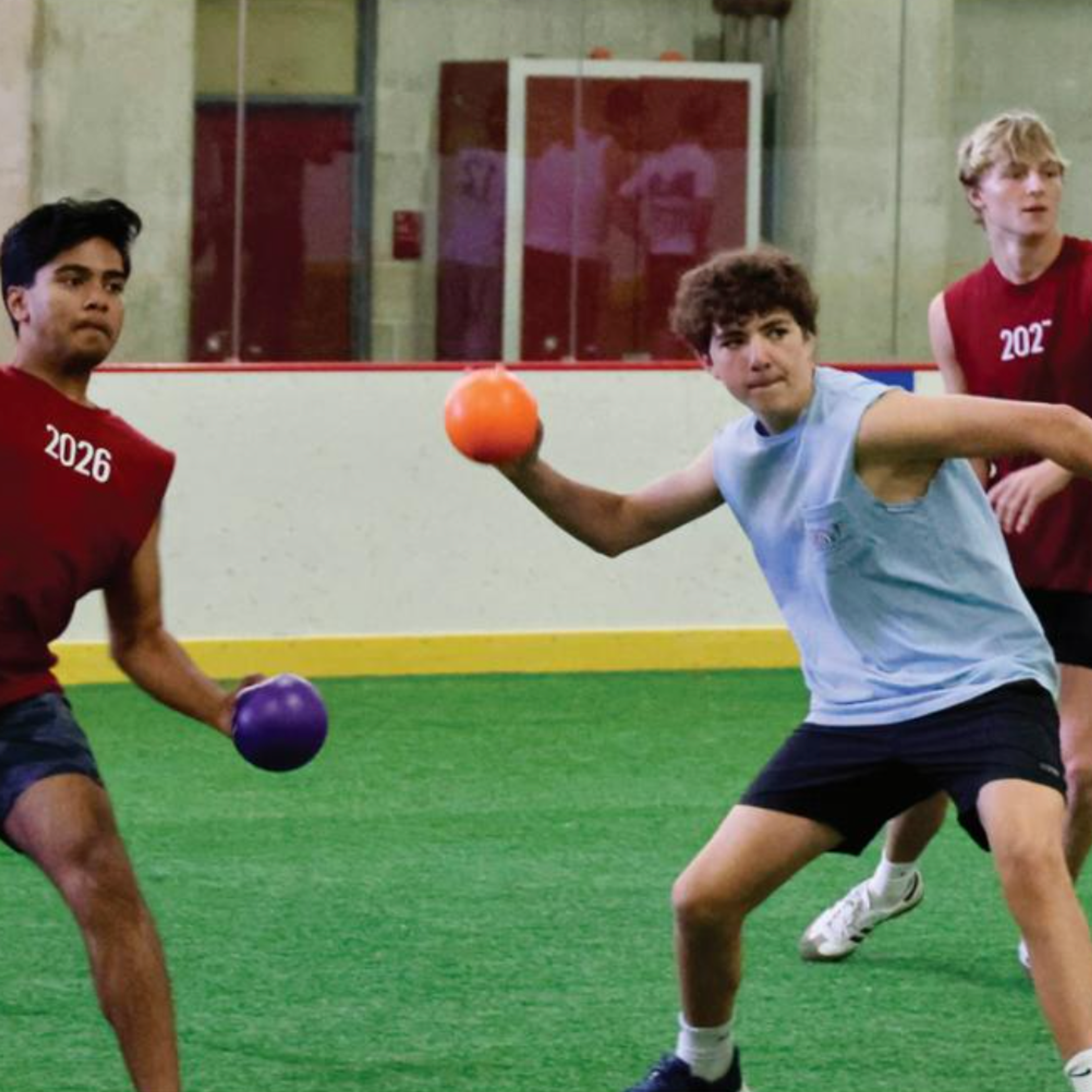 People playing sports