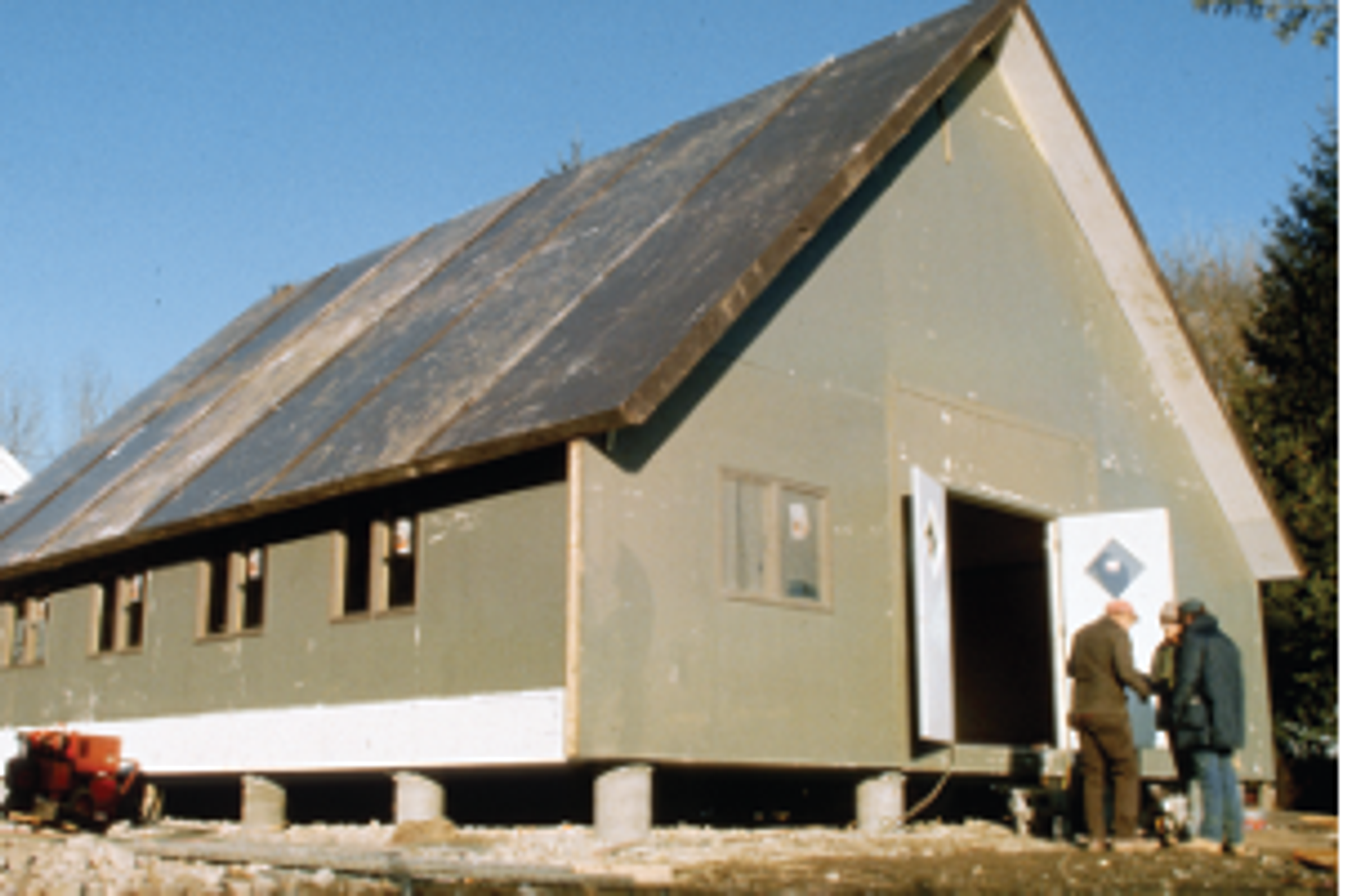 A house that's under construction