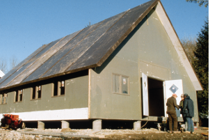 A house that's under construction