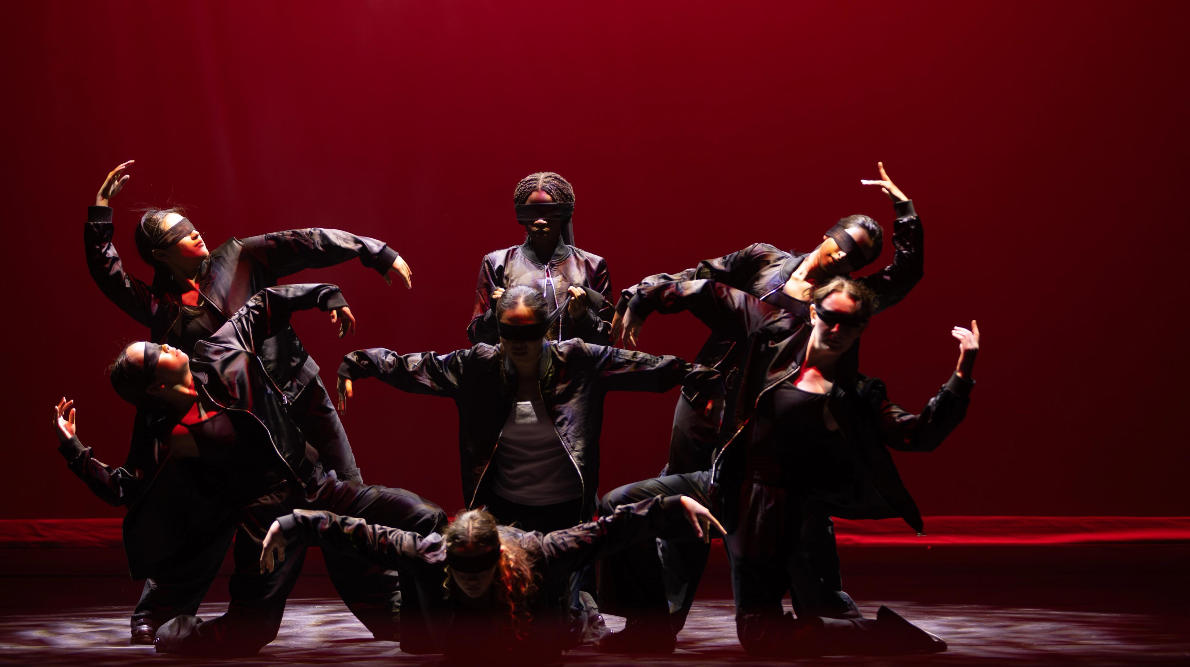 Group of dancers on stage