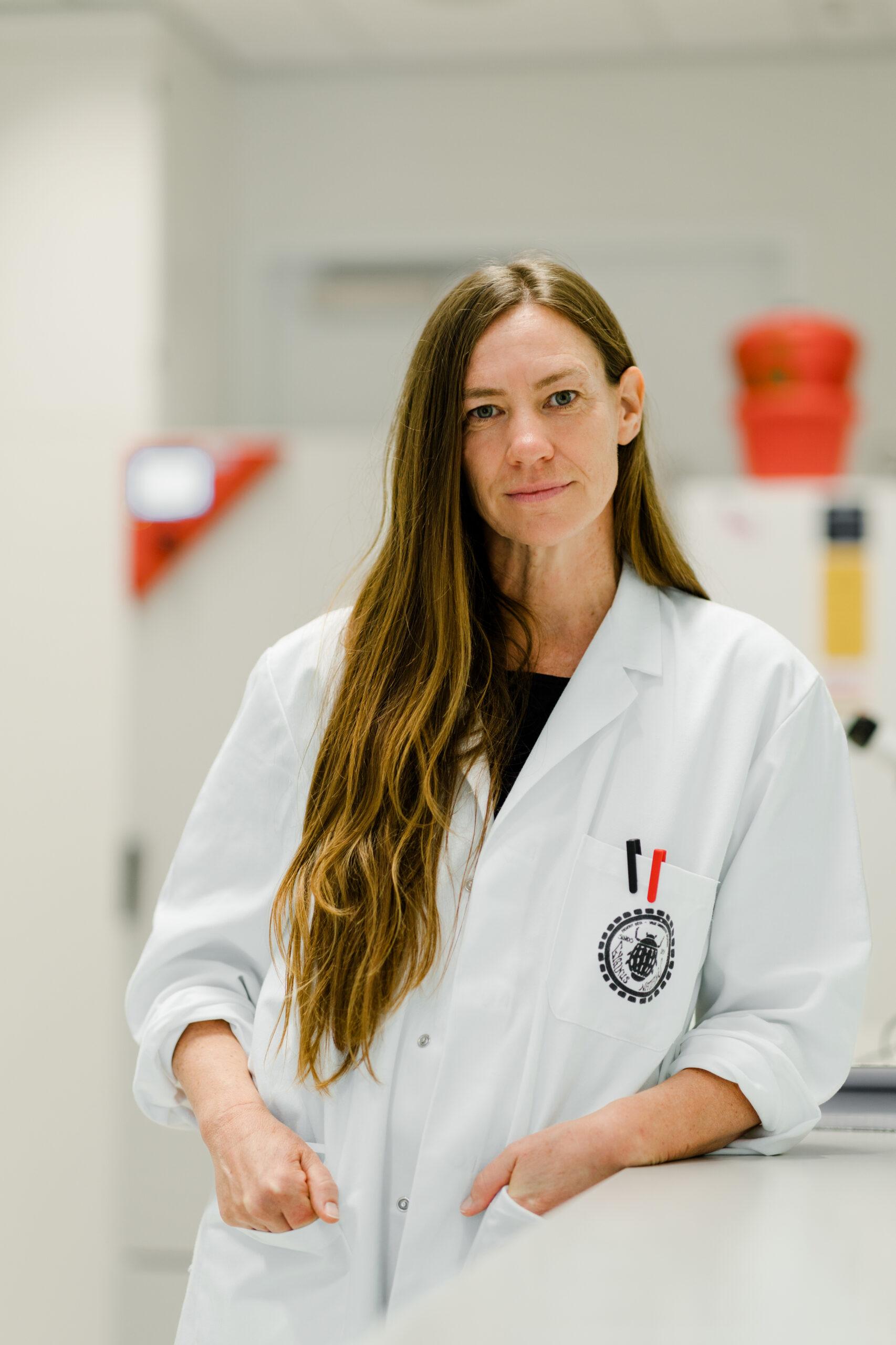 portrait of the scientist in the lab.