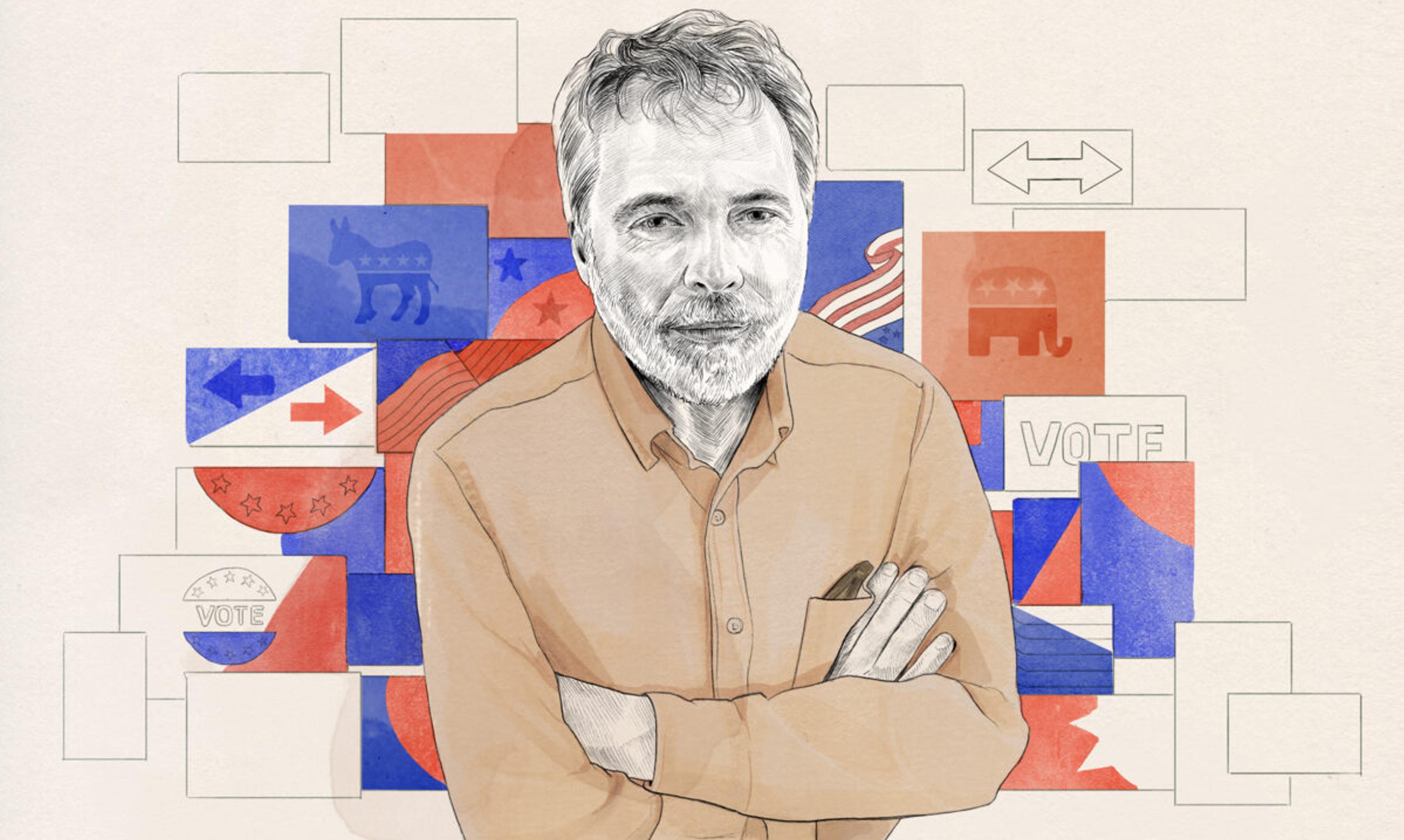 Illustration of teacher Bill Jordan