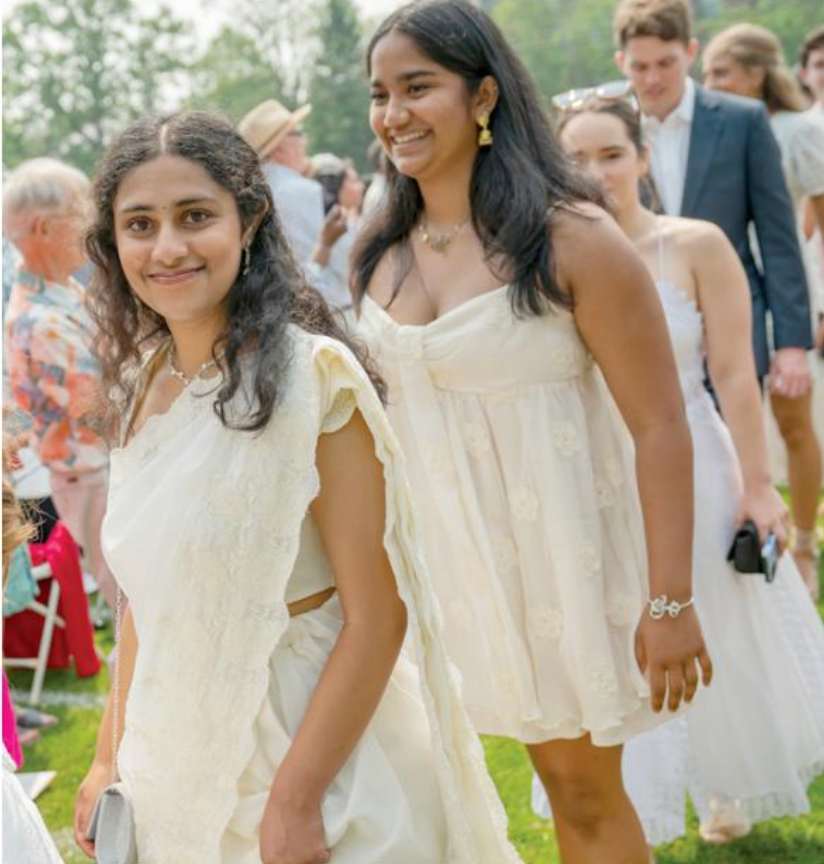 girls smiling