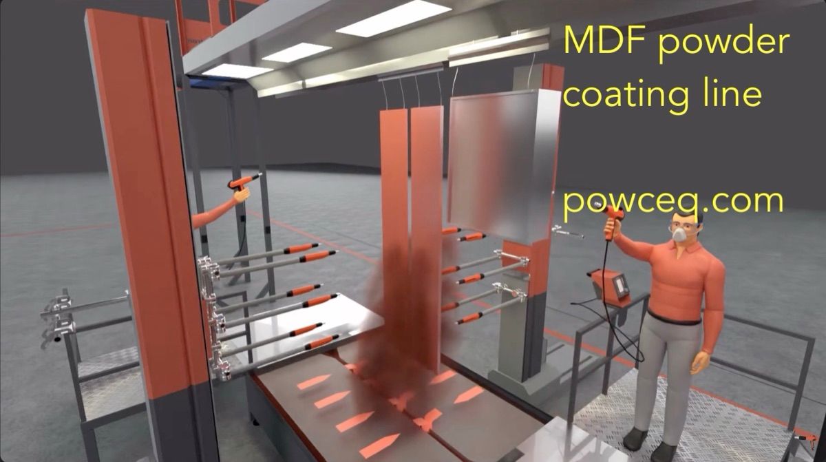 MDF Powder Coating Line