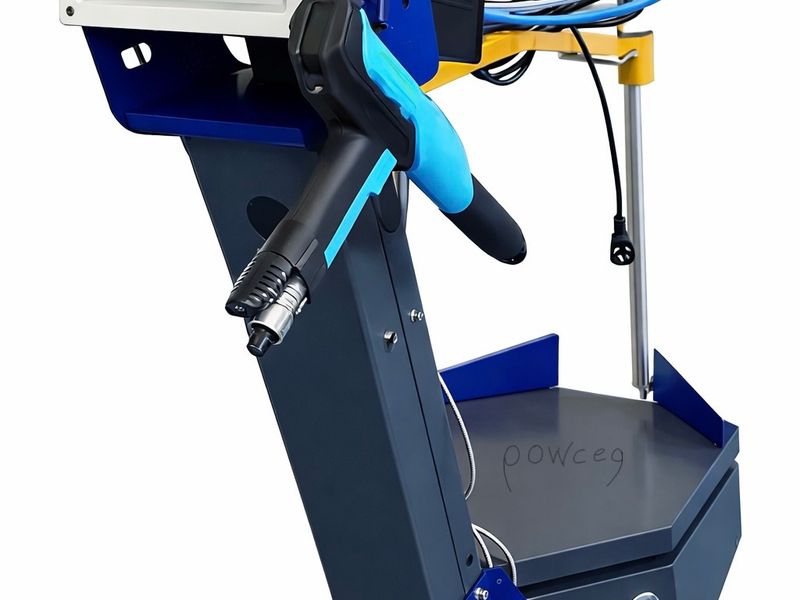 Digital electrostatic powder coating gun