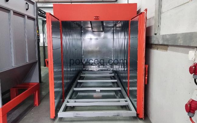 Powder curing oven for aluminium profile line