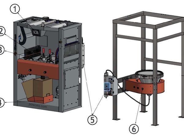 PM3 fully automatic powder management center