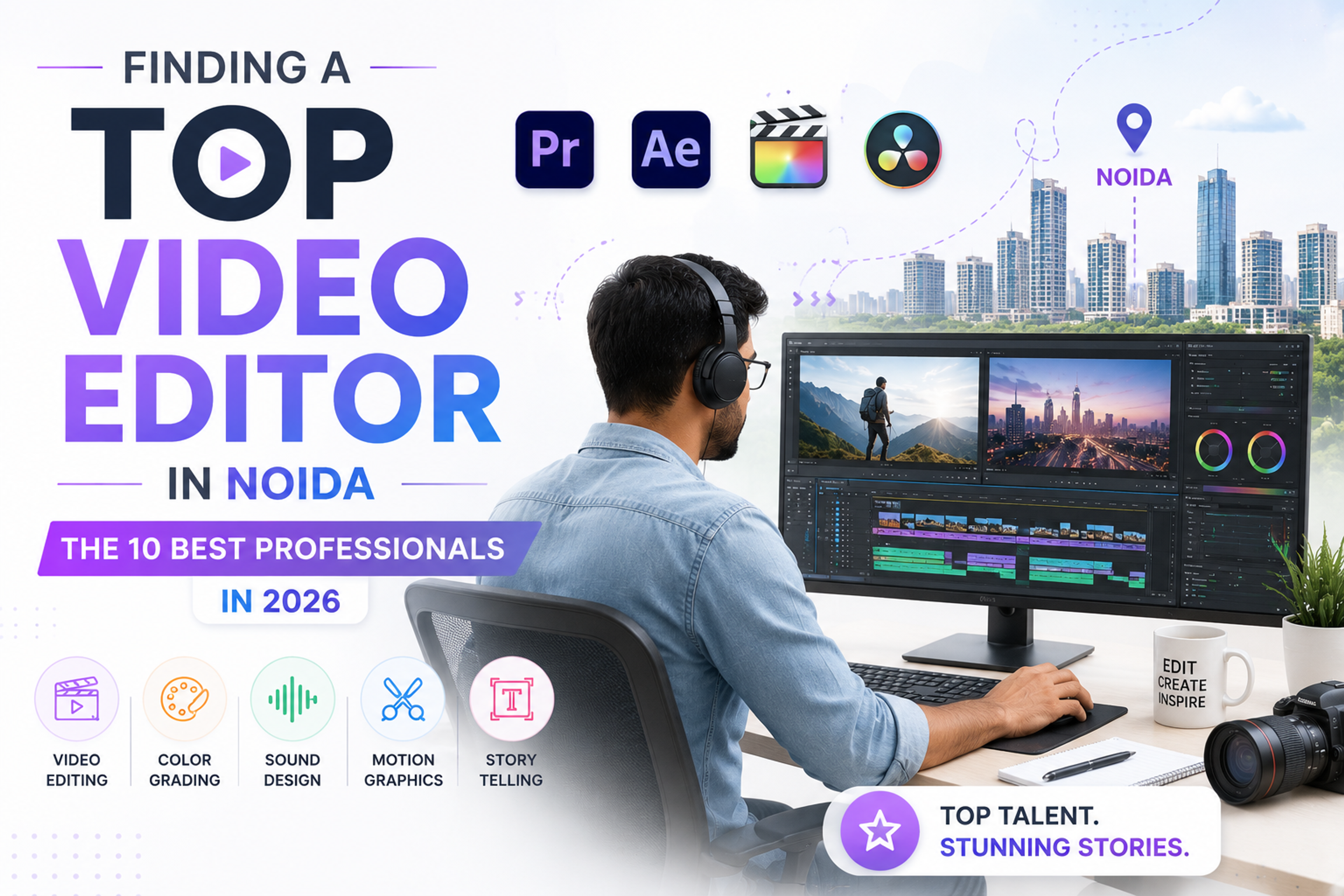 Finding a Top Video Editor in Noida: The 10 Best Professionals in 2026
