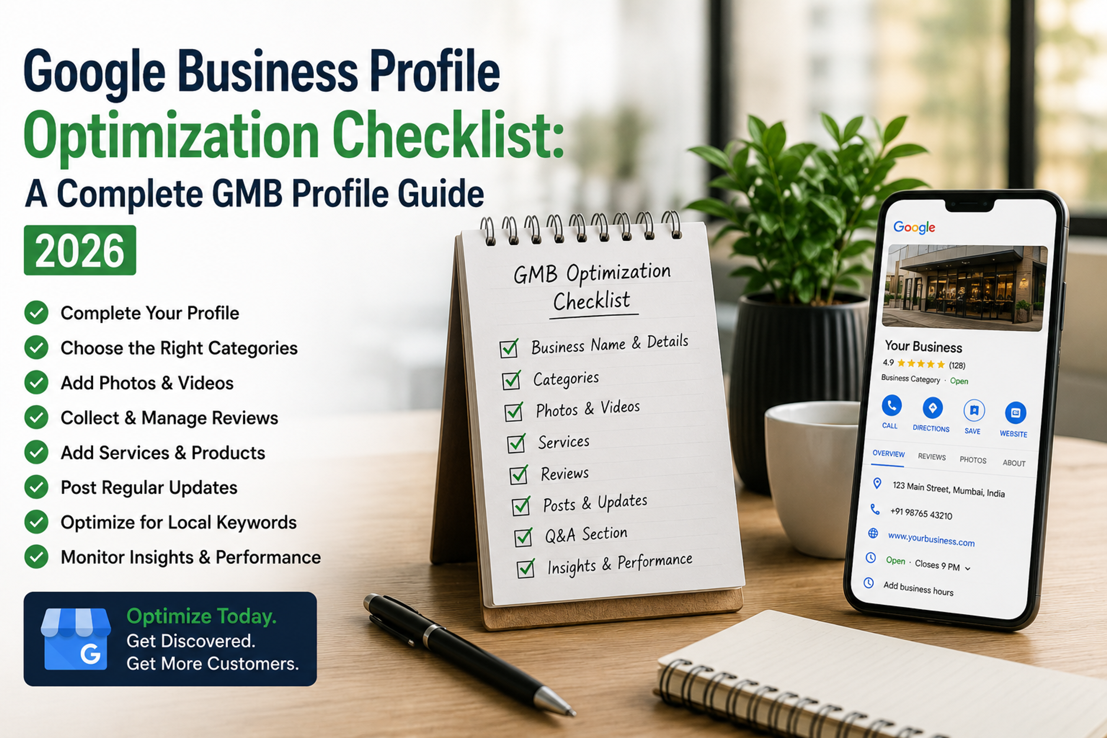 Google Business Profile Optimization Checklist: A Complete GMB Profile Guide 2026