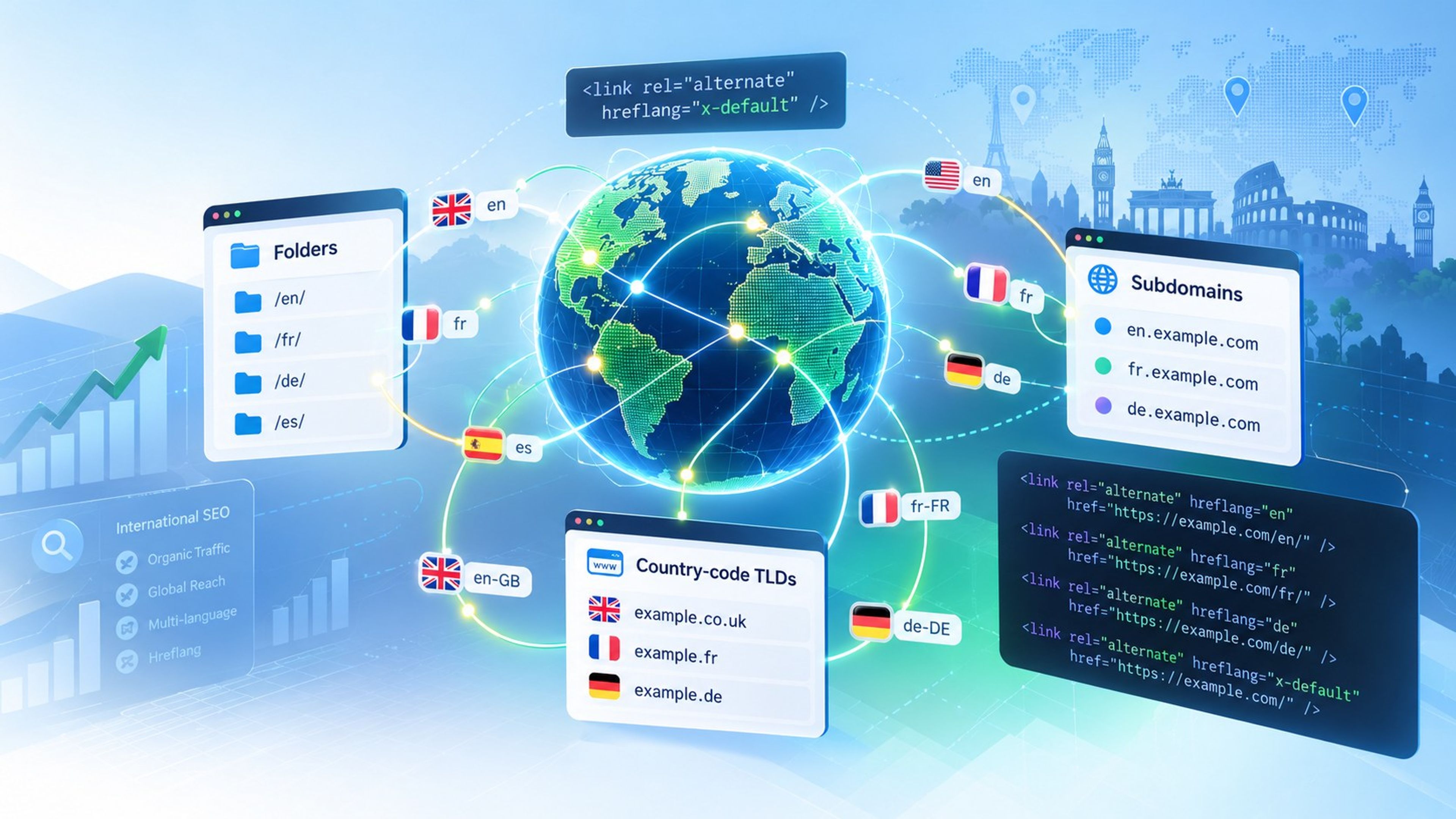Hreflang Tags: Mastering Folders, Subdomains, ccTLDs & Implementation