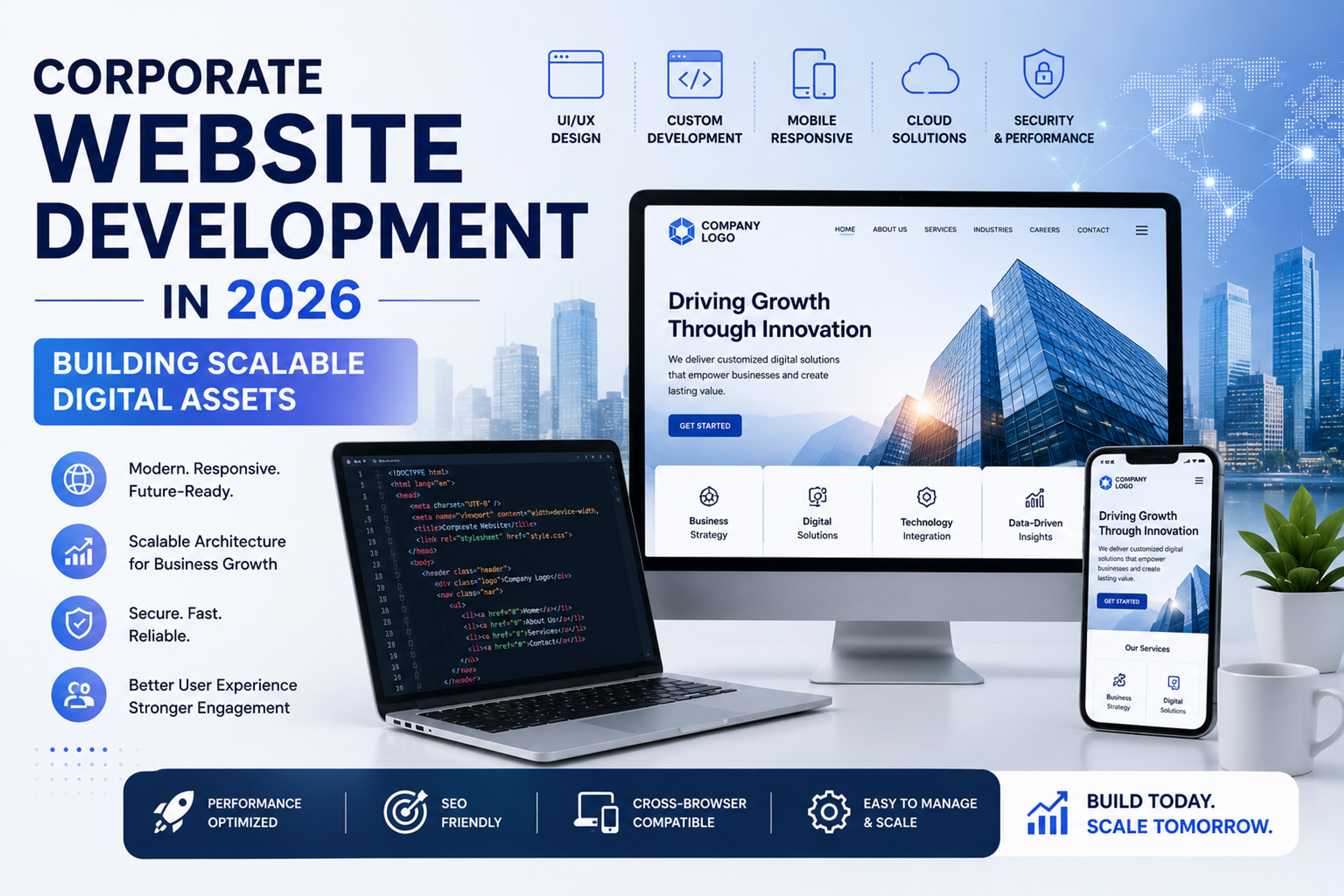 Corporate Website Development in 2026: Building Scalable Digital Assets
