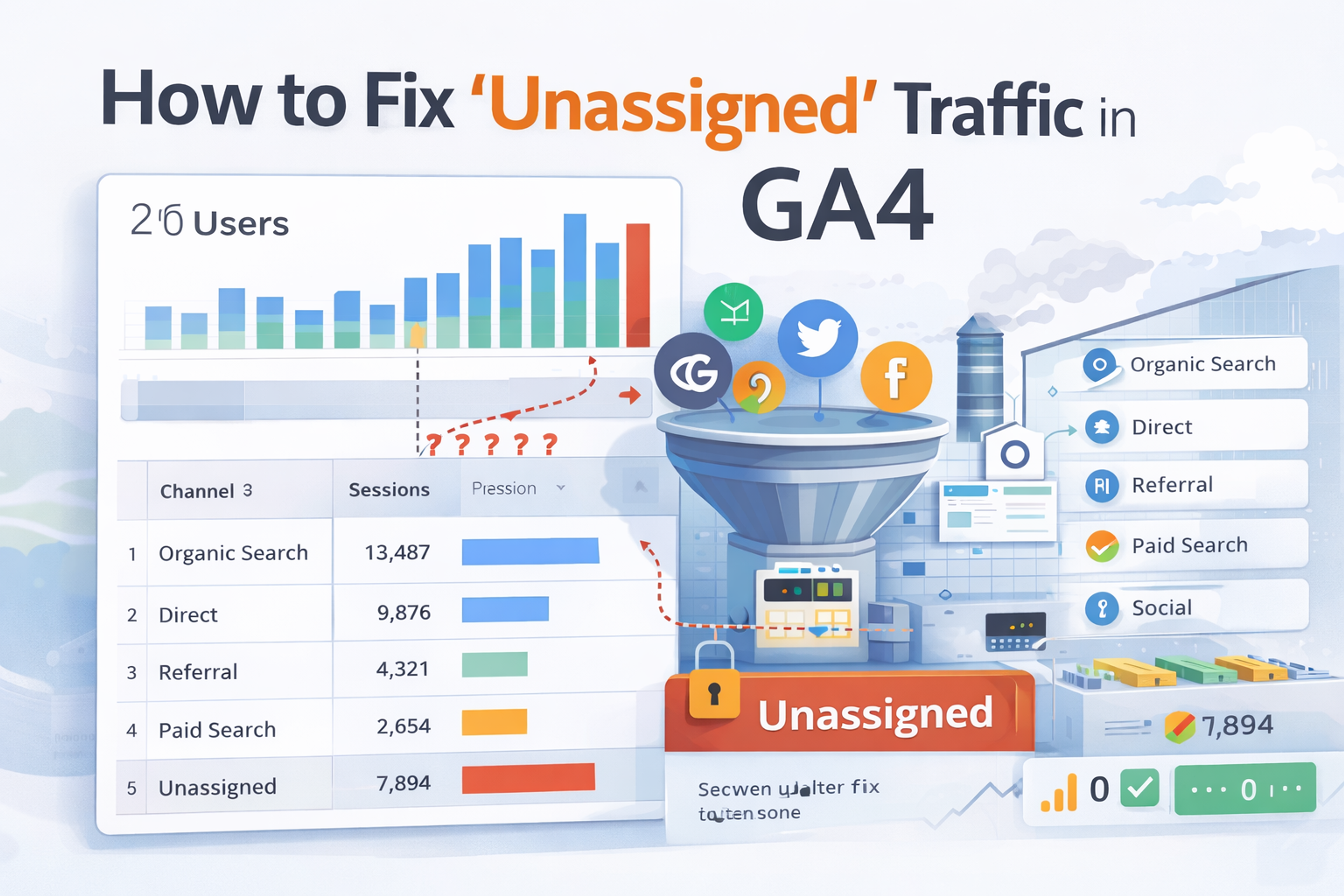 How to Fix “Unassigned” Traffic in GA4 (And Recover Lost SEO Attribution)