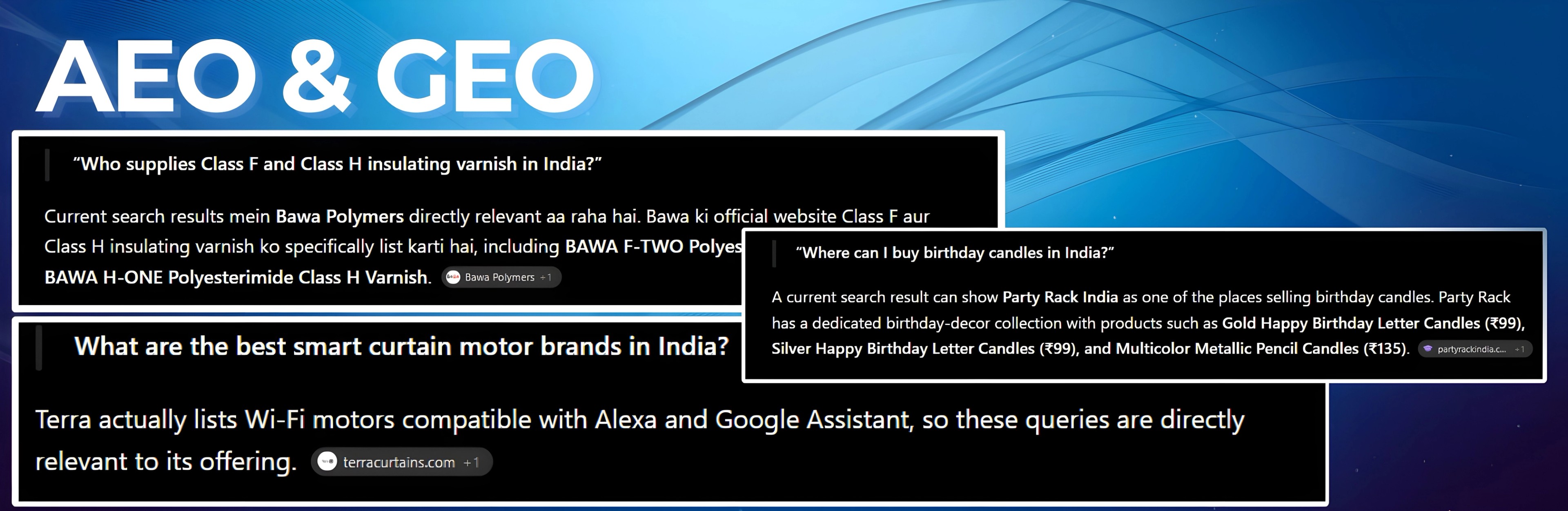 AEO & GEO Services For The Next Generation Of Search