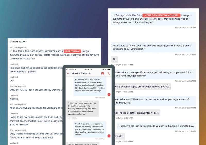 call concierge and texting