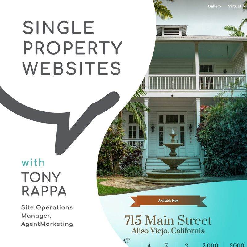 Casual Conversations | Single Property Websites with Tony Rappa