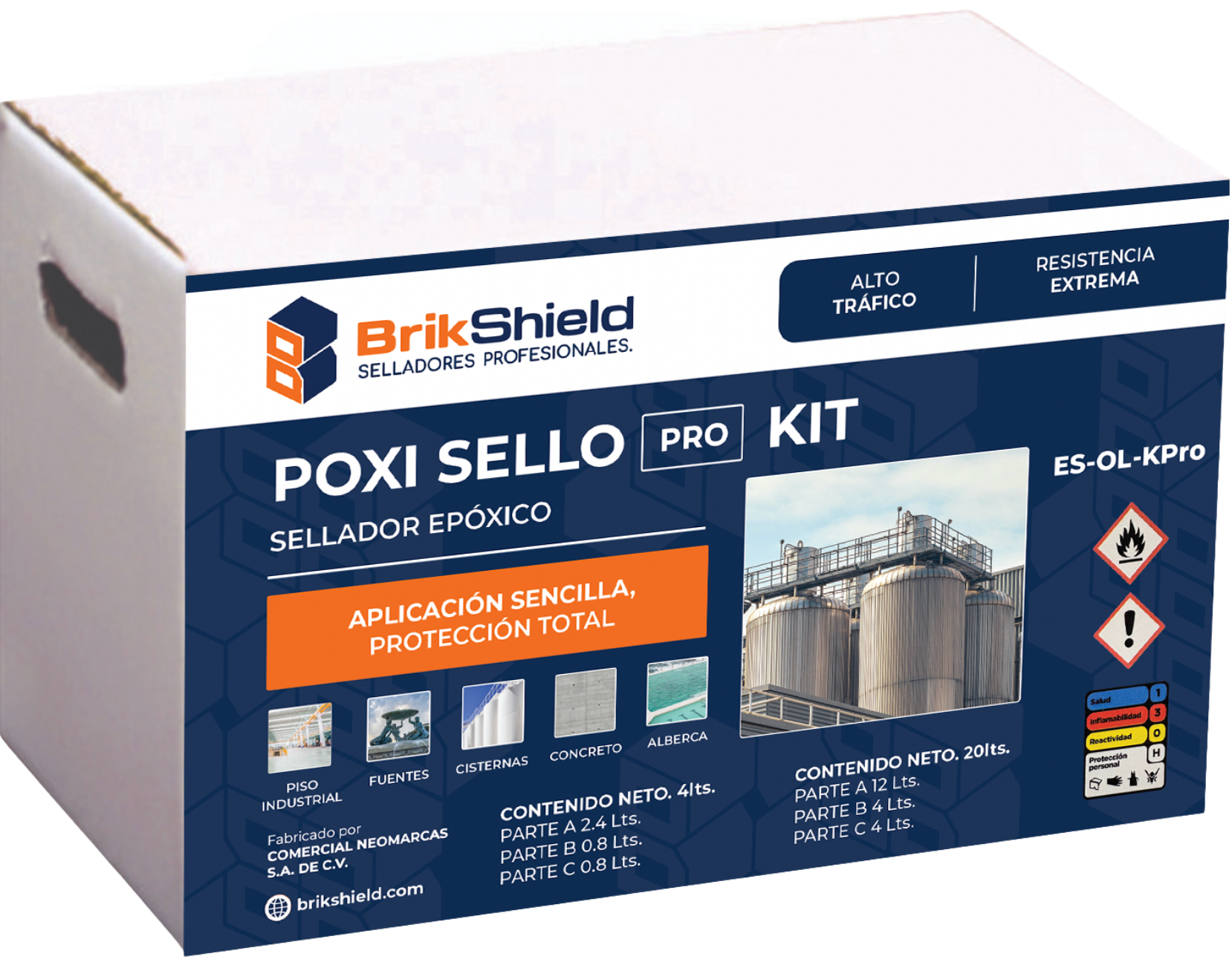 Kits de alto desempeño - ES-OL-KPro - Base Agua