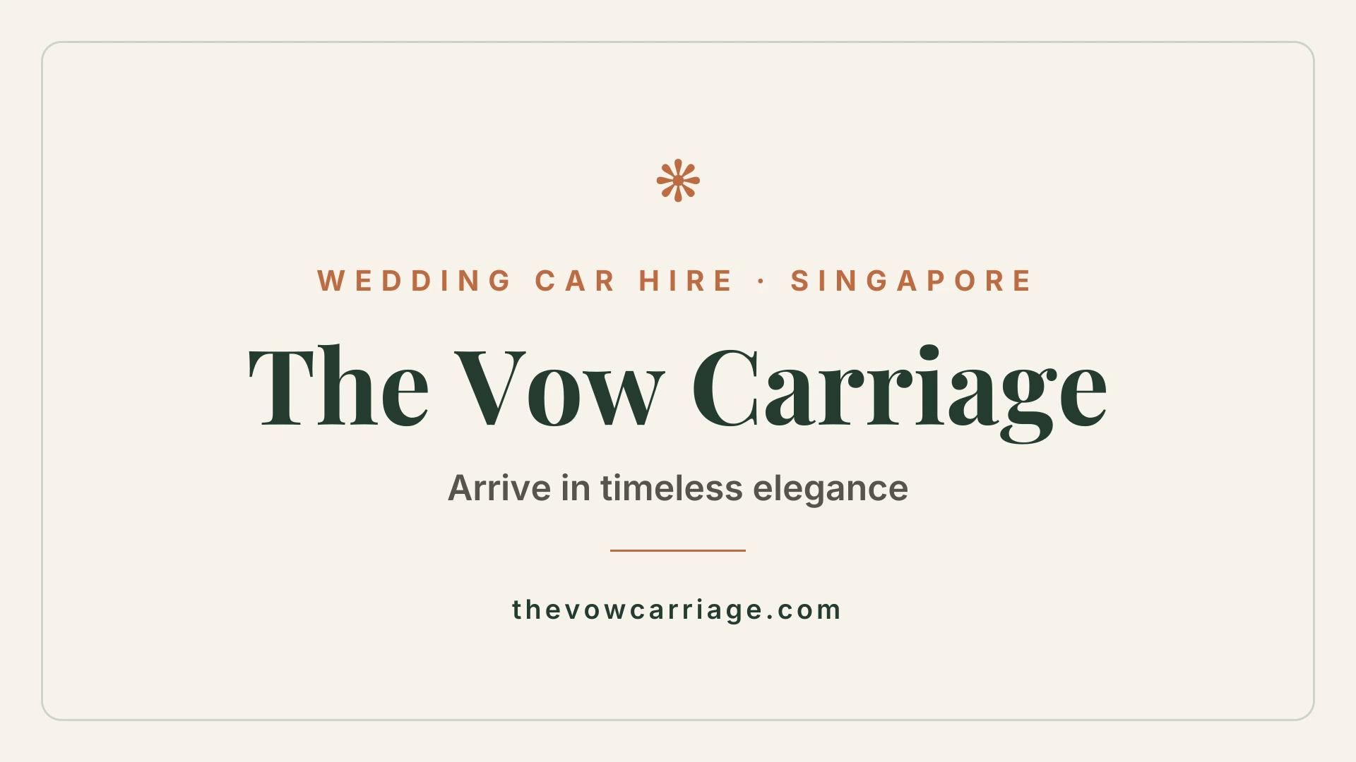 The Vow Carriage hero