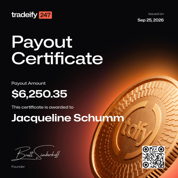 Payout confirmation for Jacqueline Schumm