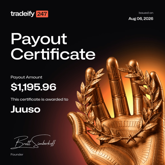 Payout confirmation for JuuSo