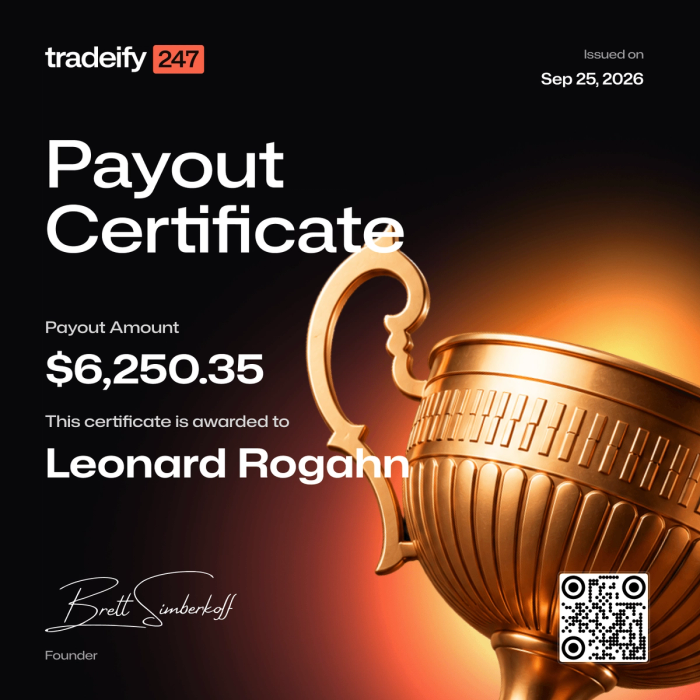Payout confirmation for Leonard Rogahn