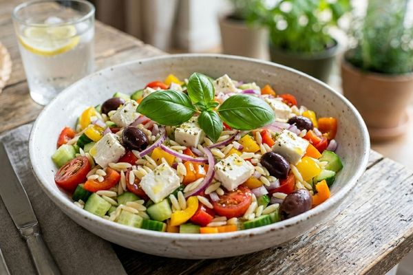 Salade d’orzo à la grecque 