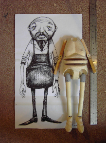 Making the marionettes for The Butcher at the NFTS in 2007