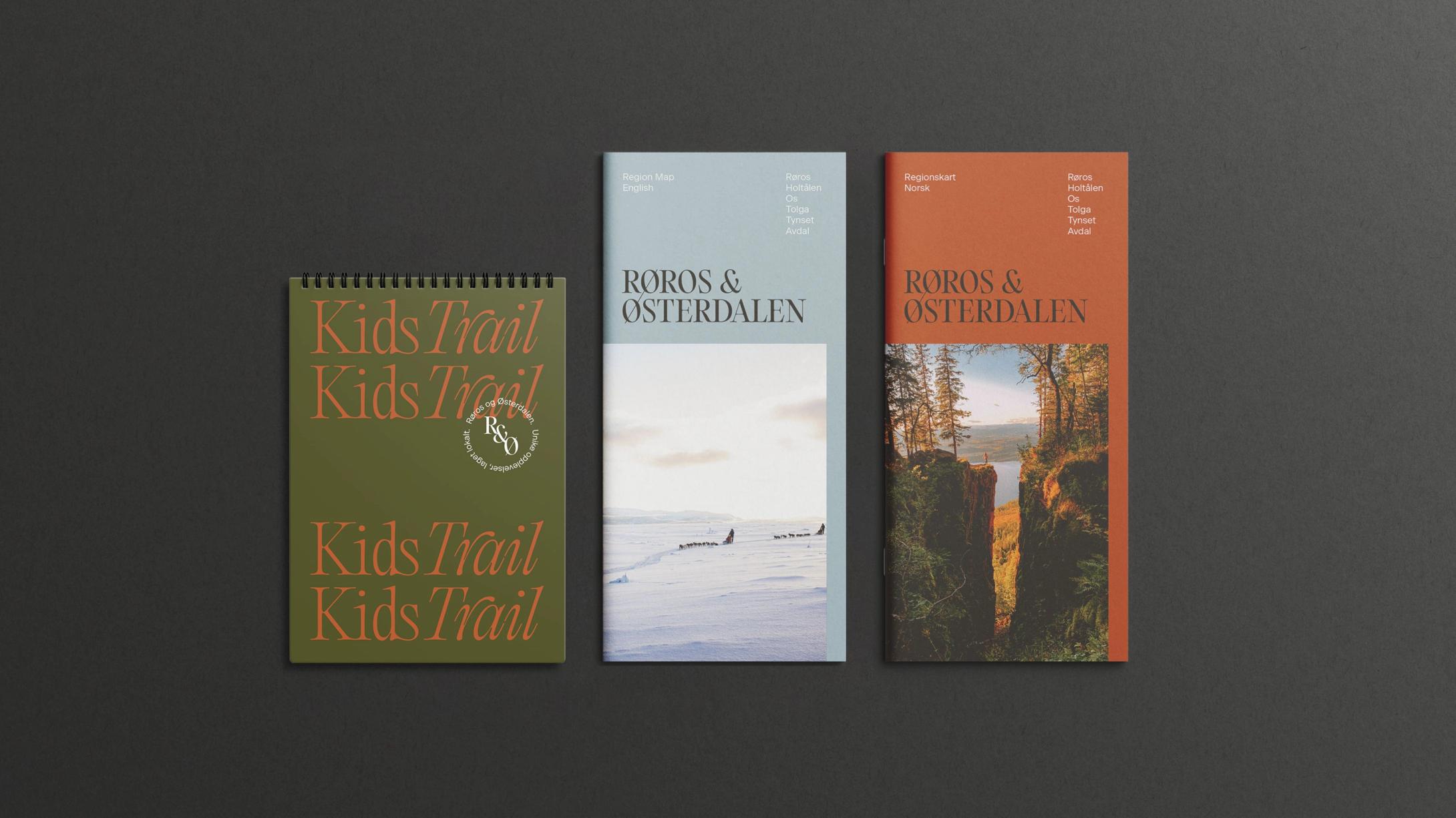 Visit Røros og Østerdalen ny visuell identitet av Nonspace